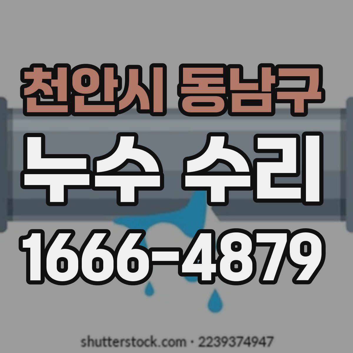 천안시 동남구 누수 수리