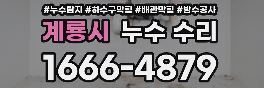 계룡시 누수 수리