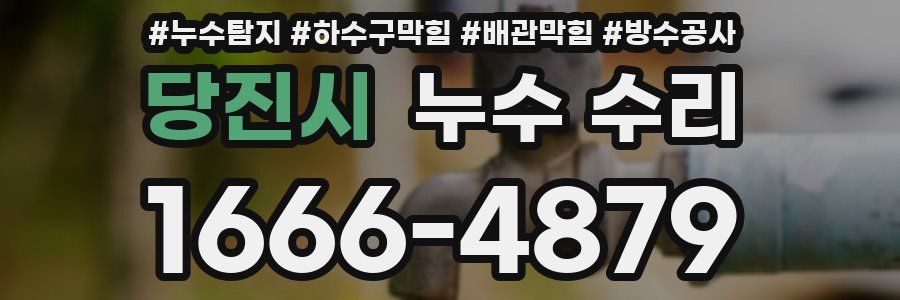 당진시 누수 수리