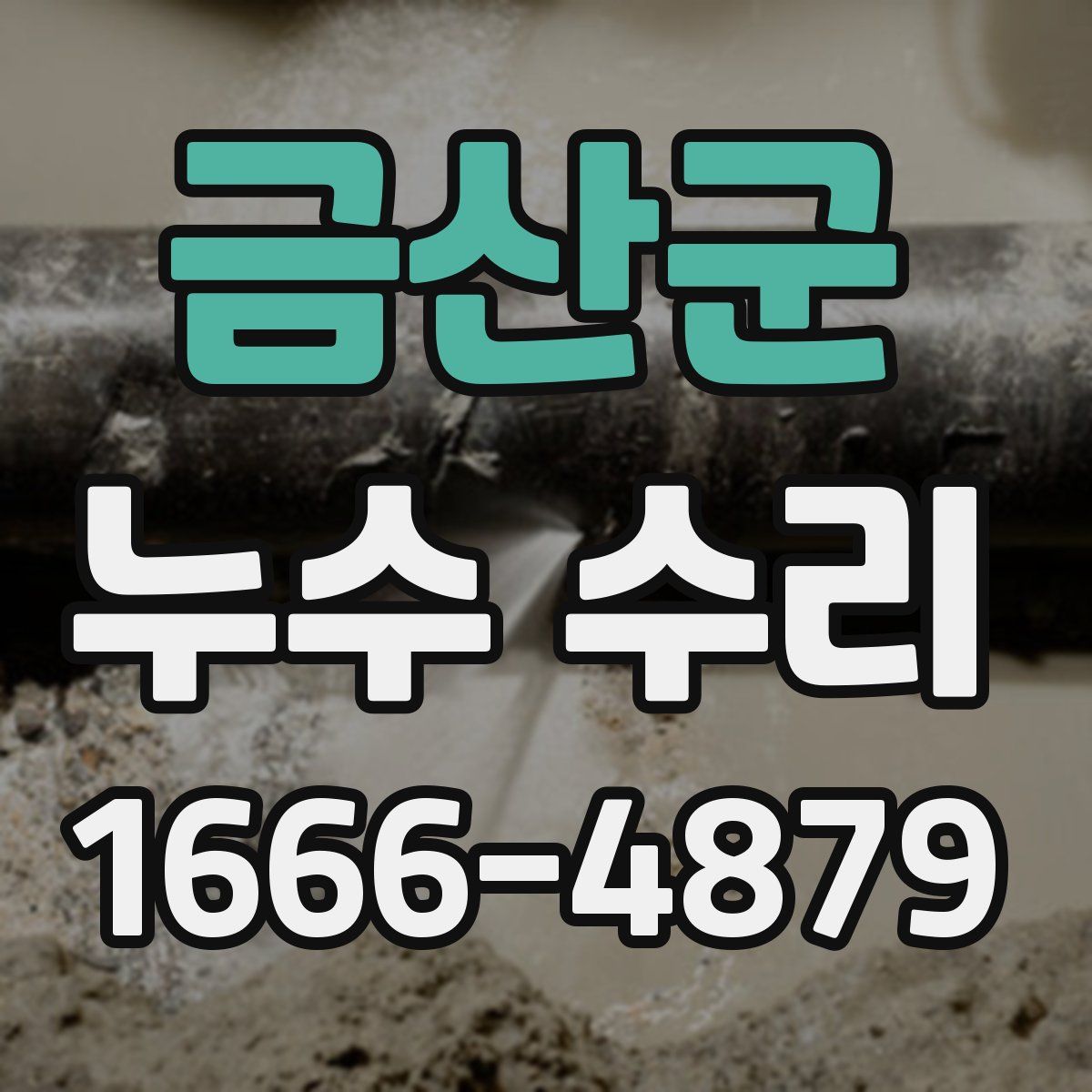 금산군 누수 수리