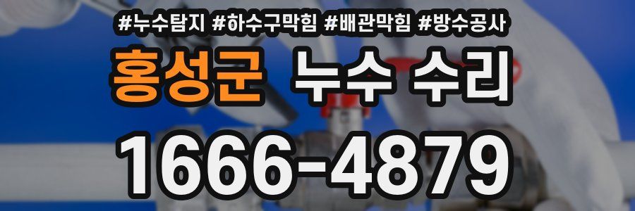 홍성군 누수 수리