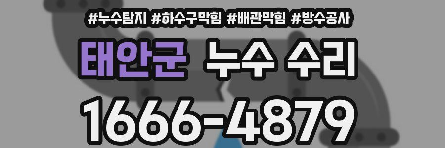 태안군 누수 수리