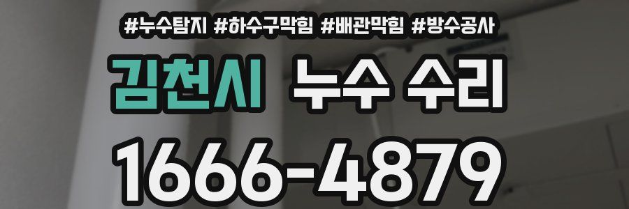 김천시 누수 수리