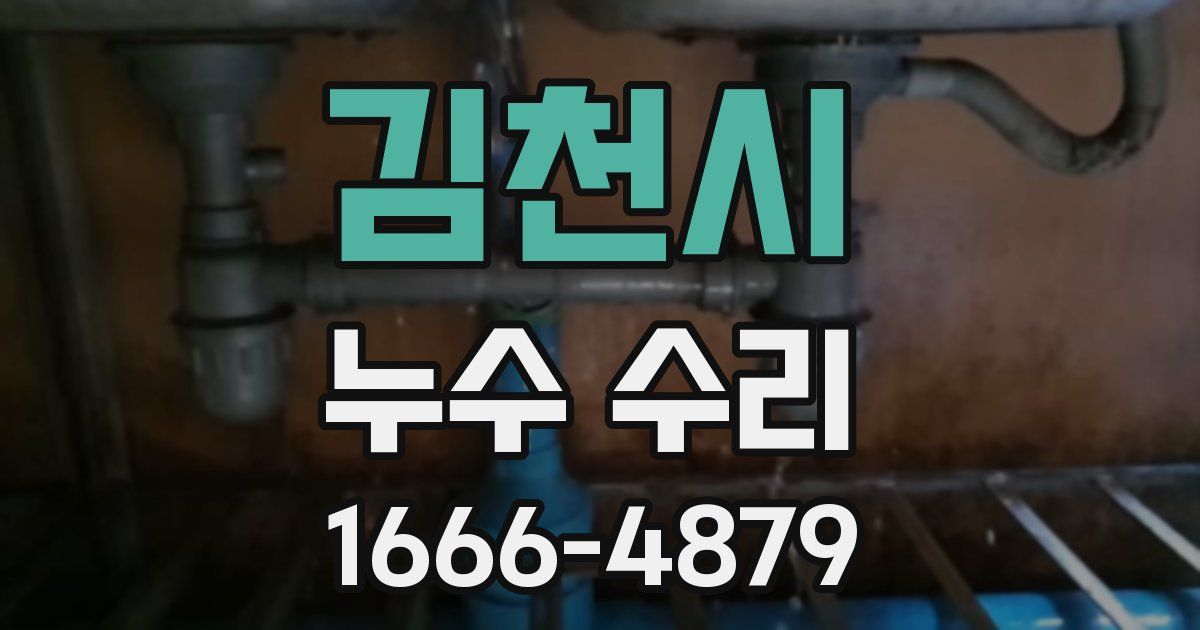 김천시 누수 수리