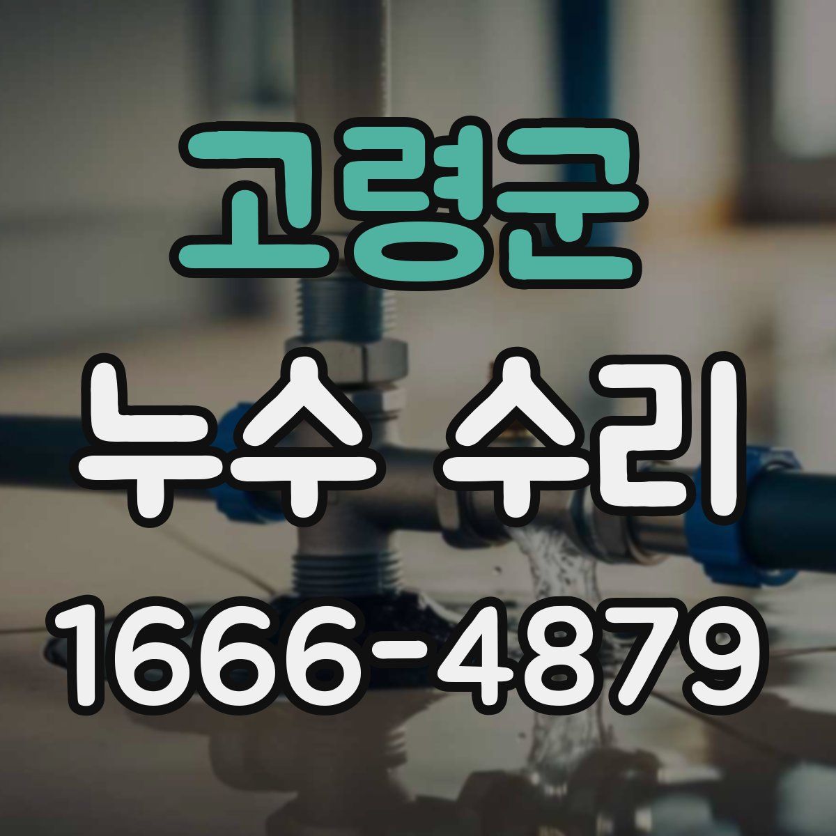 고령군 누수 수리