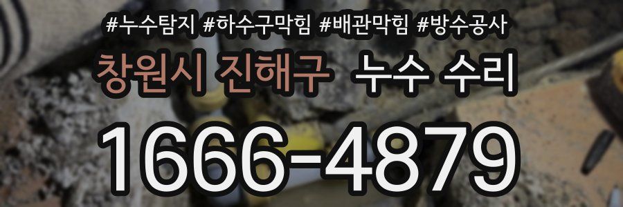 창원시 진해구 누수 수리