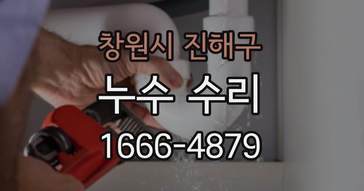 창원시 진해구 누수 수리
