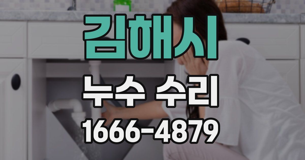 김해시 누수 수리