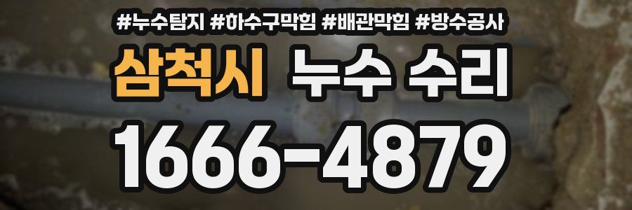 삼척시 누수 수리