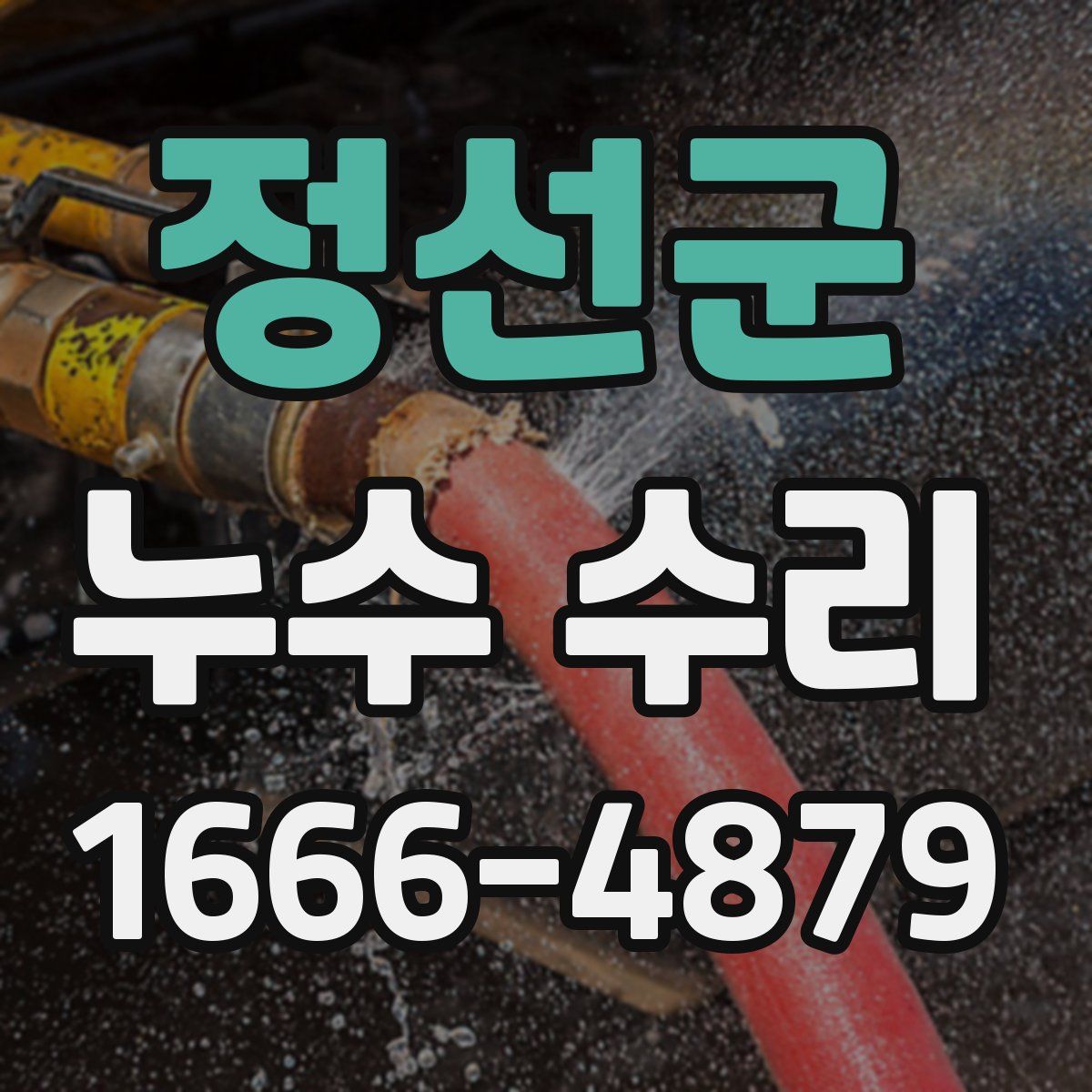 정선군 누수 수리