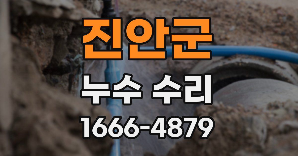 진안군 누수 수리