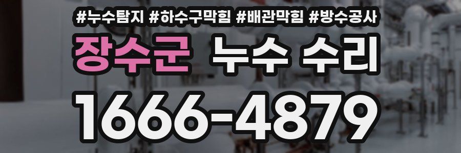 장수군 누수 수리