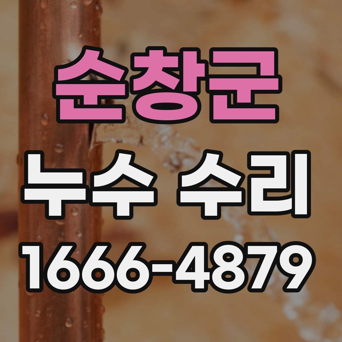 순창군 누수 수리