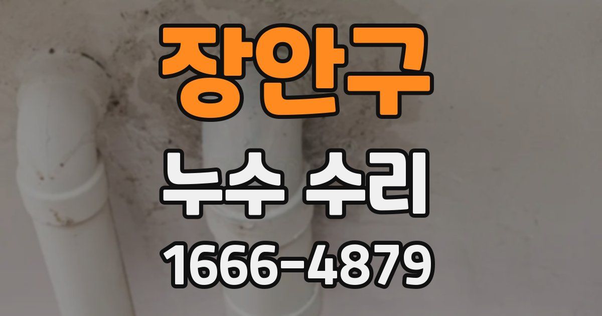 장안구 누수 수리