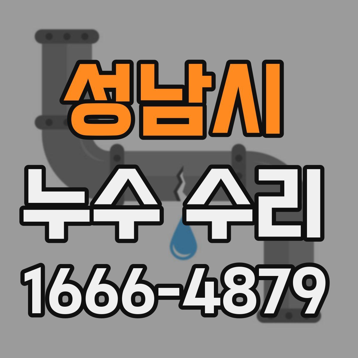 성남시 누수 수리