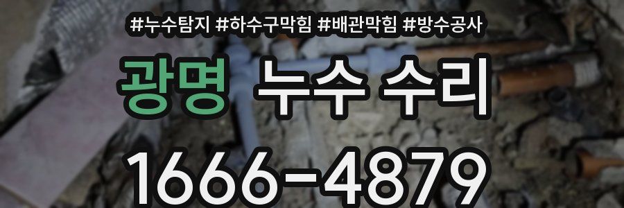 광명 누수 수리