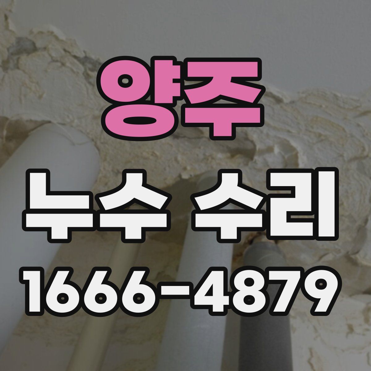 양주 누수 수리