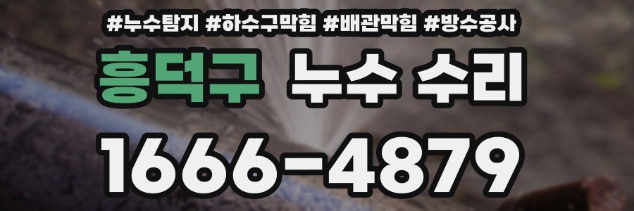 흥덕구 누수 수리