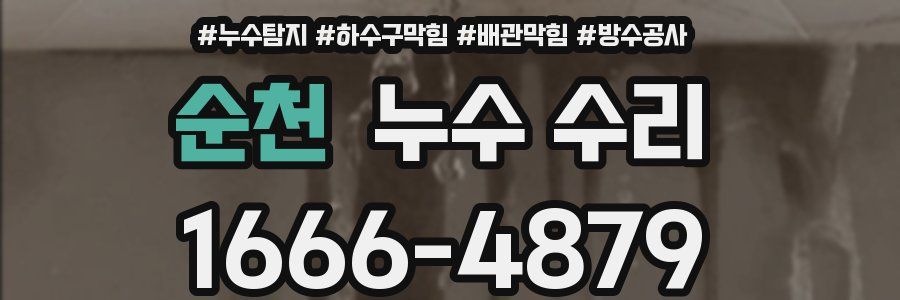 순천 누수 수리