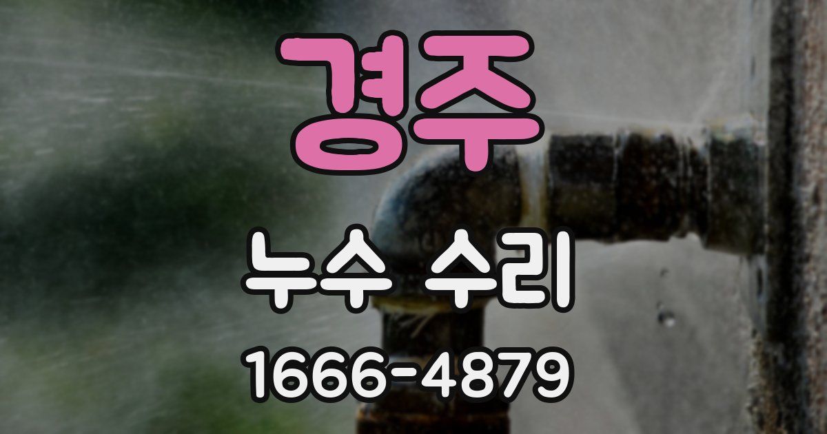 경주 누수 수리