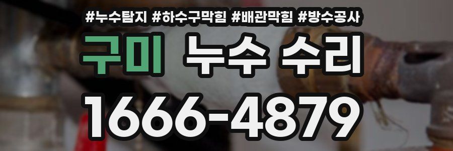 구미 누수 수리