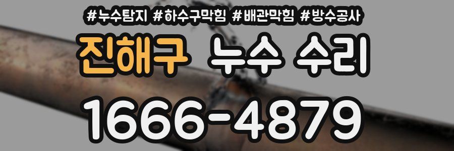 진해구 누수 수리