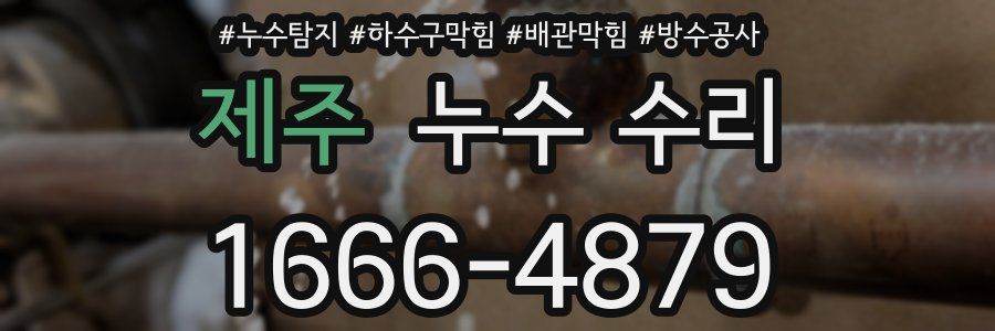 제주 누수 수리