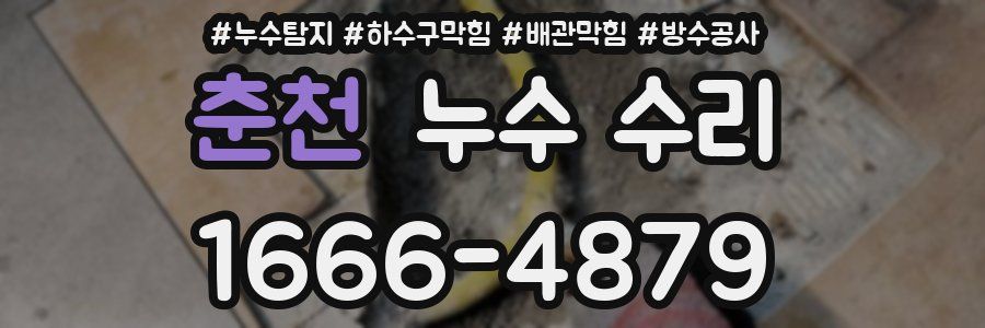 춘천 누수 수리