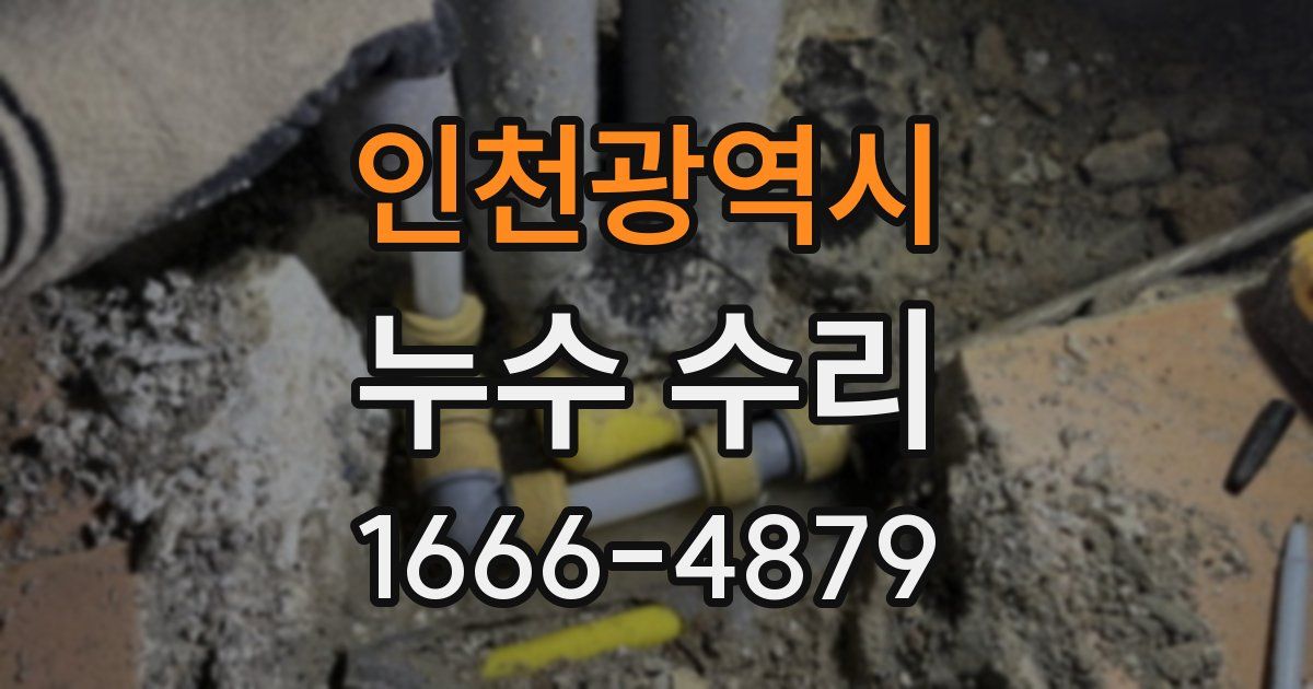 인천광역시 누수 수리