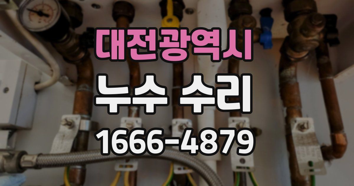 대전광역시 누수 수리