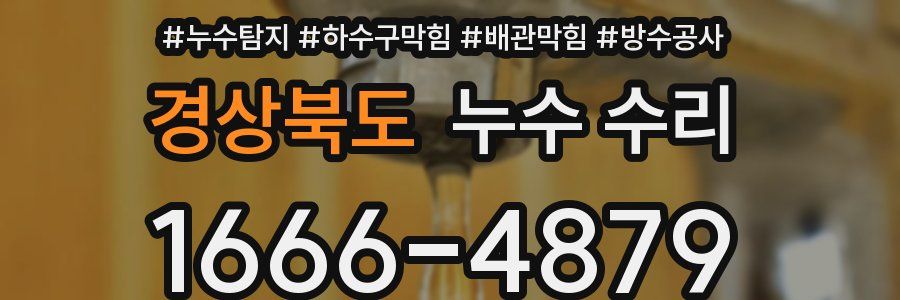경상북도 누수 수리
