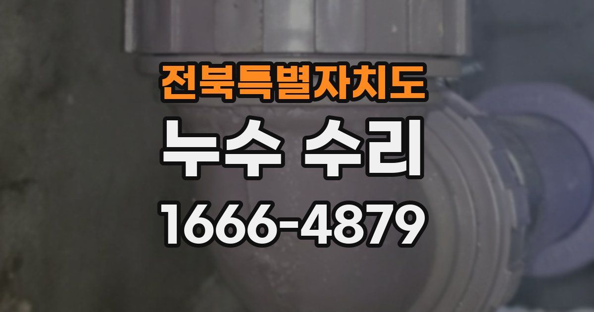 전북특별자치도 누수 수리