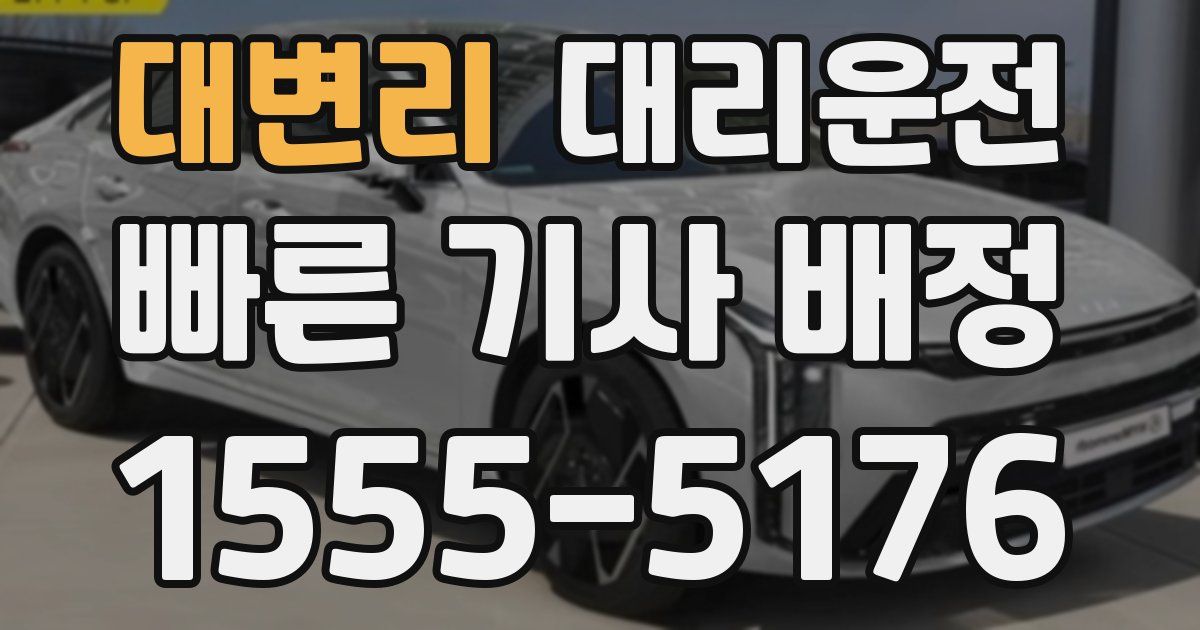 일일대리기사