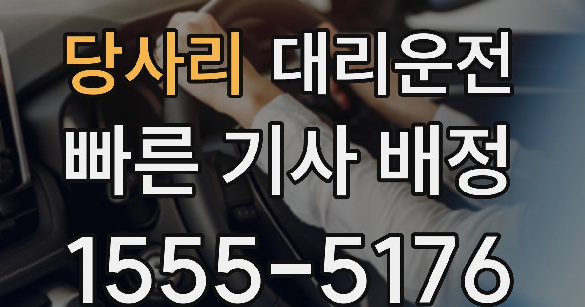일일대리기사
