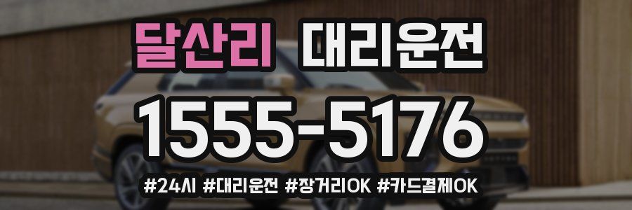 달산리 대리운전