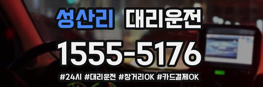 성산리 대리운전