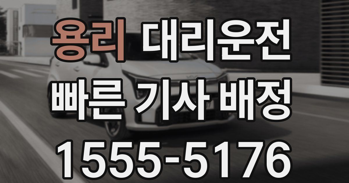일일대리기사