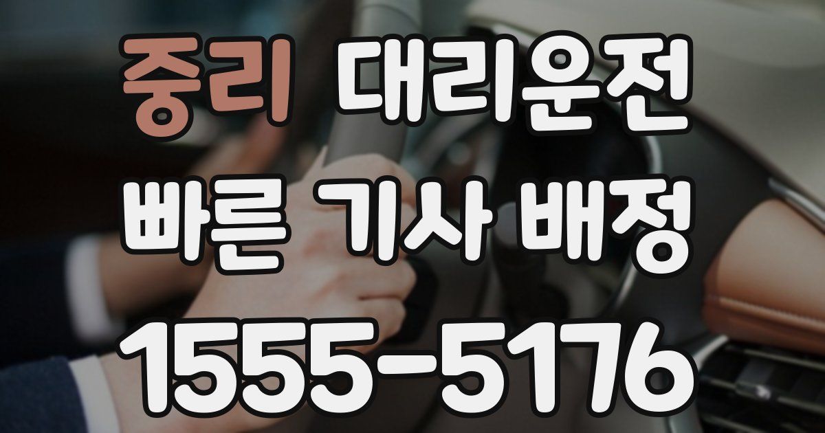 일일대리기사