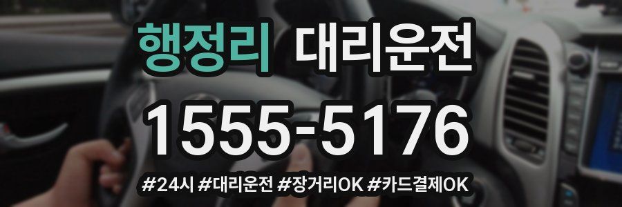 행정리 대리운전