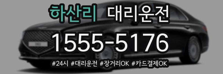 하산리 대리운전