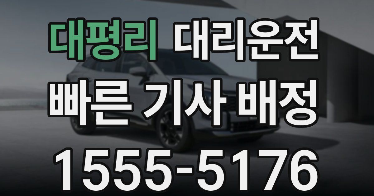 일일대리기사