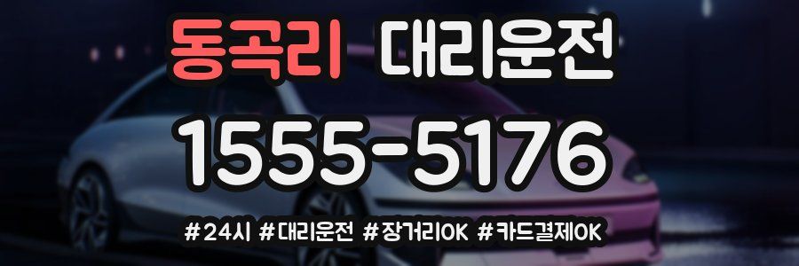 동곡리 대리운전