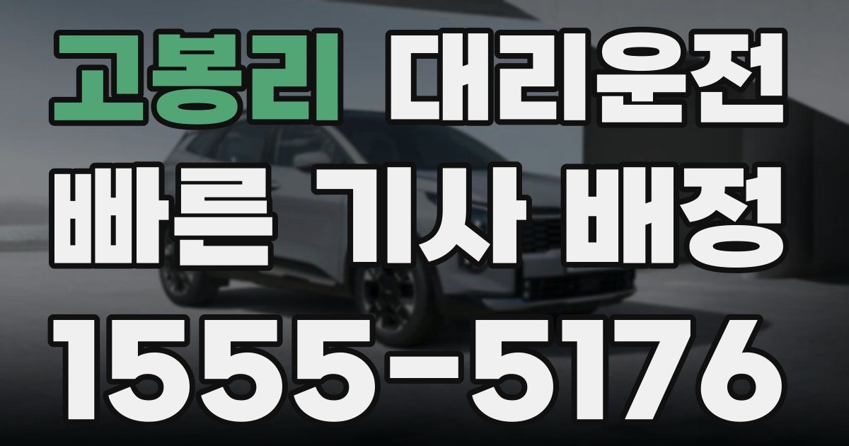 일일대리기사