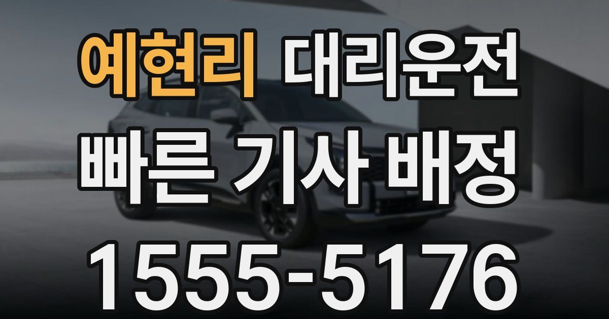 일일대리기사