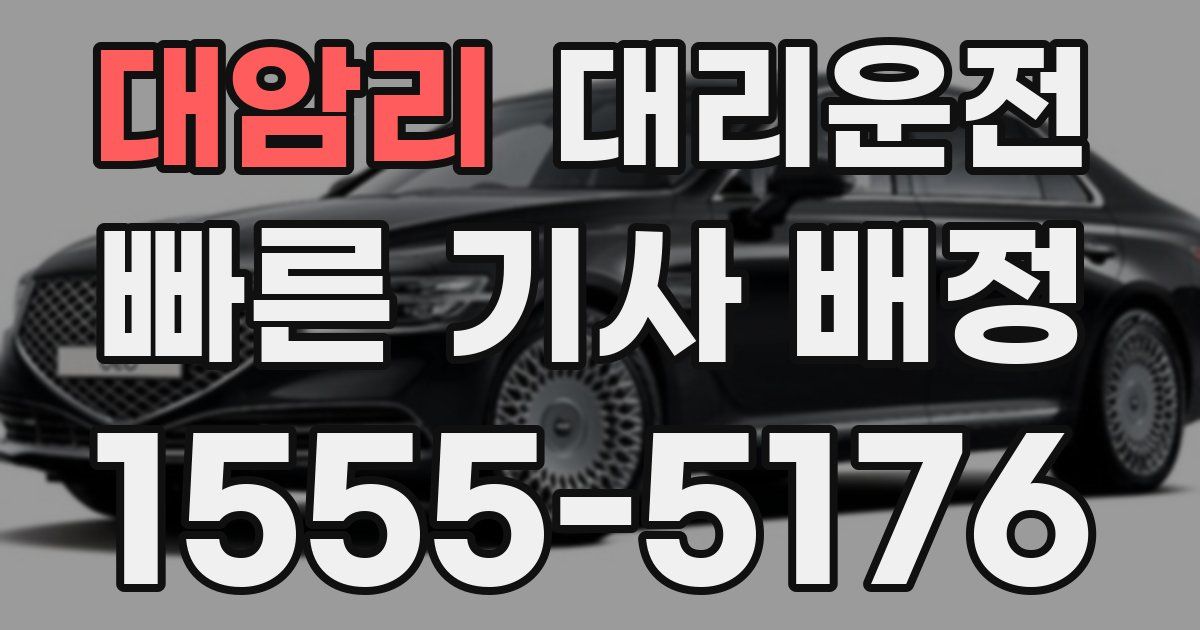 일일대리기사