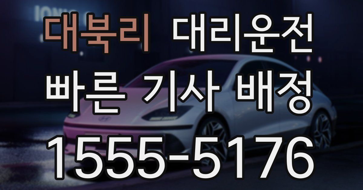 일일대리기사