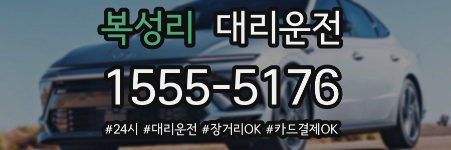 복성리 대리운전