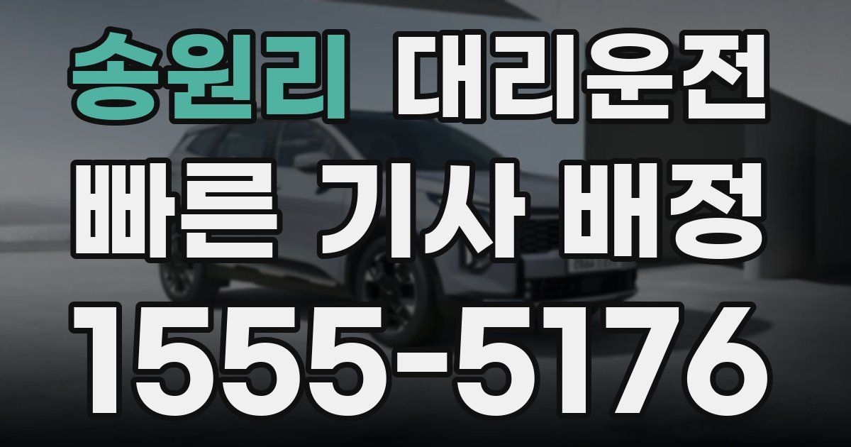 일일대리기사