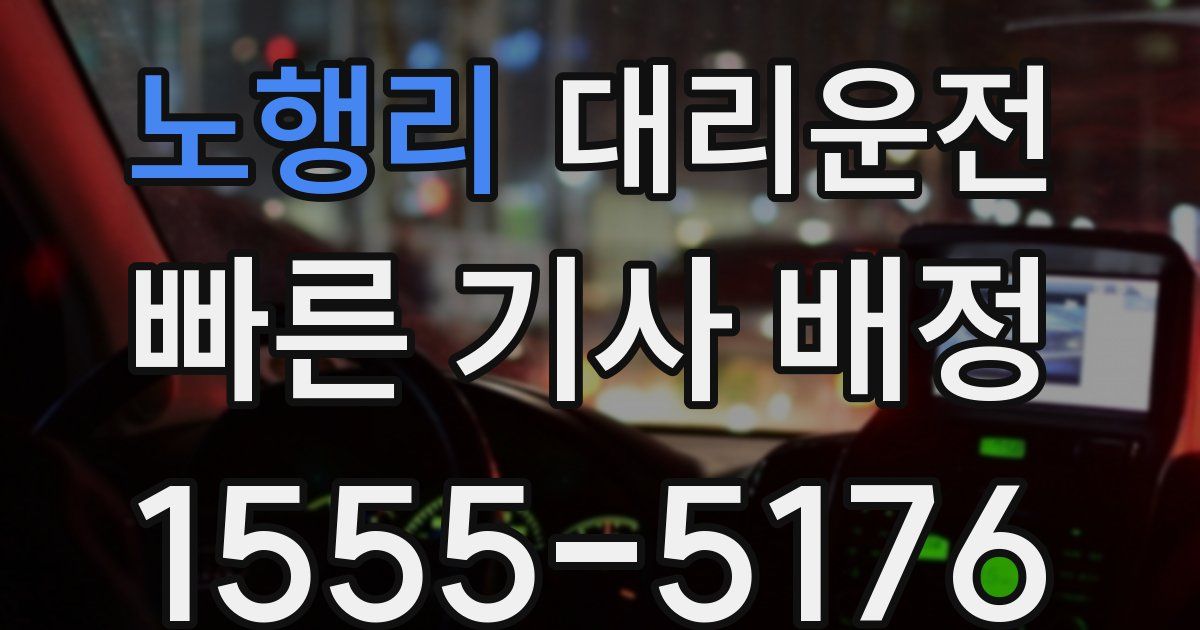 일일대리기사