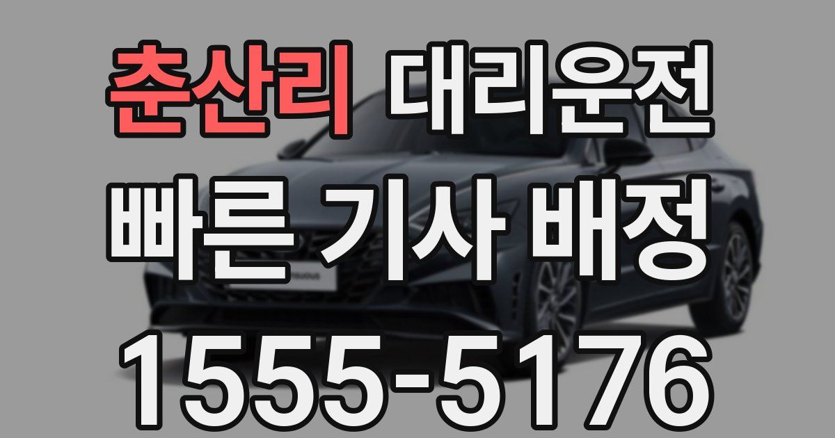 일일대리기사